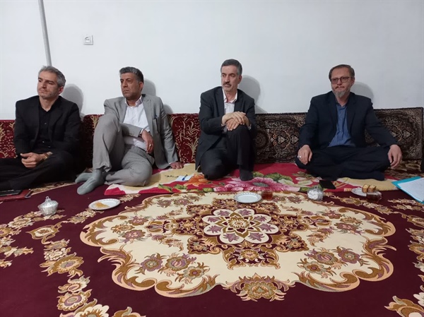 دیدار فرماندار ماهنشان بهمراه دکتر خاتمی نماینده مردم ماهنشان