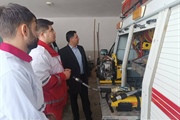 بازدید دکتر ولی بیگلو سرپرست  فرمانداری شهرستان ماه نشان از پایگاه...