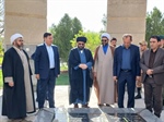 مراسم ادای احترام به ساحت مقدس شهیدان و گلباران مزار شهدای شهر ماه نشان