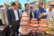 بازدید مسئولین استانی و شهرستانی از غرفه‌های چهارمين دوره جشنواره...