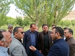 بازدید نماینده مردم در مجلس و فرماندار شهرستان ماه نشان از روستاهای منطقه قلعه چای اوریاد