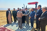 حضور دکتر ولی بیگلو فرماندار شهرستان در آیین جشن گندم
