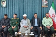 دیدار دکتر ولی‌بیگلو فرماندار شهرستان ماه نشان با حجت الاسلام...