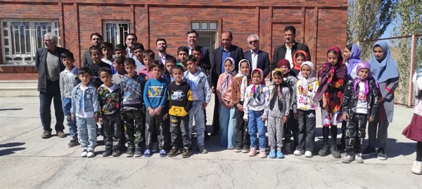 افتتاح آموزشگاه ۳ کلاسه «فرزندان میهن» در روستای تخته یورد