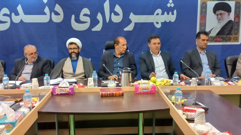 جلسه بررسی مشکلات و نواقصات حوزه بهداشت و درمان شهر دندی و بخش انگوران