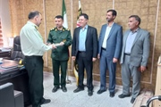 دیدار فرماندار شهرستان ماه‌نشان با فرمانده انتظامی شهرستان
