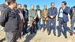 بازدید دکتر ولی‌بیگلو فرماندار ماه نشان از پیشرفت‌های پروژه سد مراش
