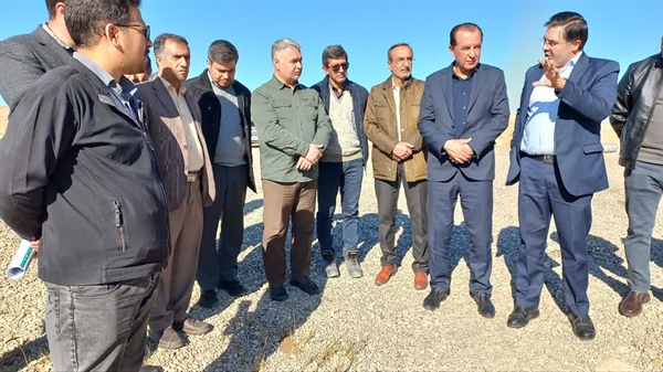 بازدید دکتر ولی‌بیگلو فرماندار ماه نشان از پیشرفت‌های پروژه سد مراش