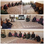 حضور فرماندار و امام جمعه طارم در روستای سرخ آباد و دیدار با مردم این روستا