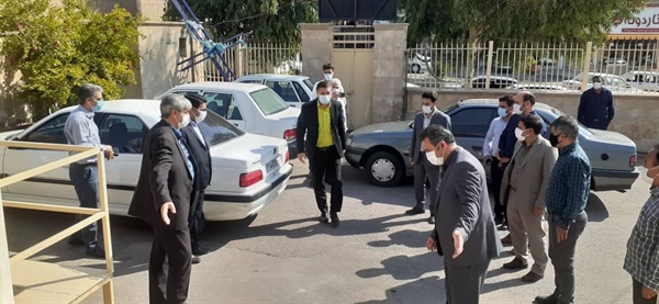 بازدید دکتر قربانی معاون امور دهیاری‌های سازمان شهرداری‌ها و دهیاری‌های کشور از بخشداری گیلوان