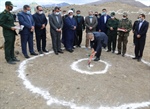 کلنگ زنی پروژه ساختمانی ستاد فرماندهی سپاه ناحیه طارم با حضور دکتر حسینی معاون امور مجلس رئیس جمهور و دکتر افشارچی استاندار زنجان