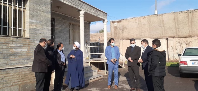 بازدید فرماندار و امام جمعه شهرستان طارم از بخشداری گیلوان