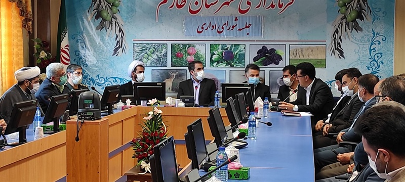در هشتمین جلسه شورای اداری شهرستان بخشداران مرکزی و گیلوان معارفه شدند