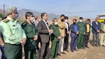 سفر سردار کرمی فرمانده سپاه استان و مهندس جزء قاسمی مدیرعامل آبفای استان زنجان به شهرستان طارم