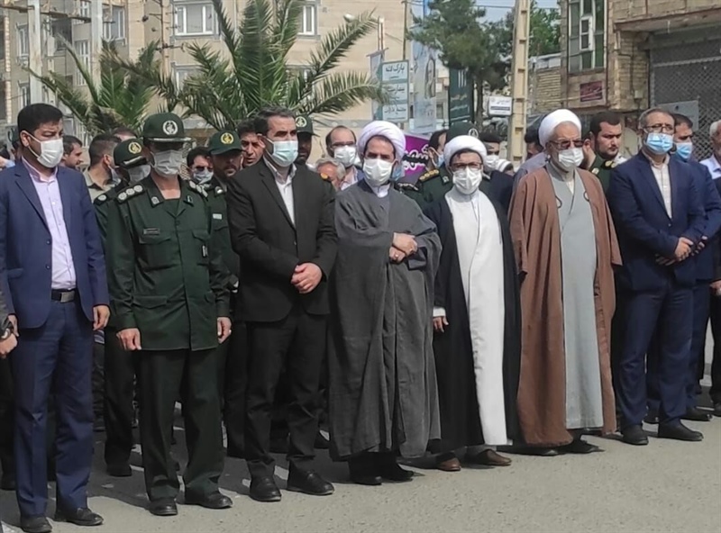 راهپیمایی روز قدس در شهرستان طارم به روایت تصویر
