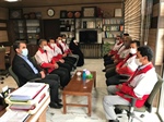 بمناسبت هفته هلال احمر: دیدار انبارلو فرماندار طارم با کارکنان و امدادگران هلال احمر