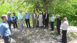 بازدید میدانی نماینده مجلس و فرماندار طارم از روستاهای بنارود و خساره شهرستان طارم