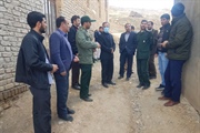 بازدید از اقدامات عمرانی گروههای جهادی مستقر در روستاهای بخش