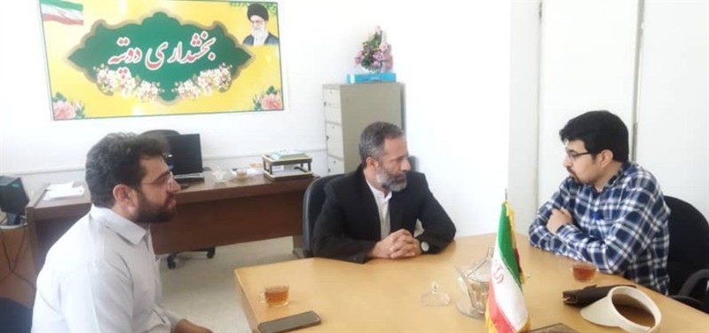 جلسه هماهنگی برگزاری جشنواره گل محمدی در محدوده مزارع روستای نعلبندان