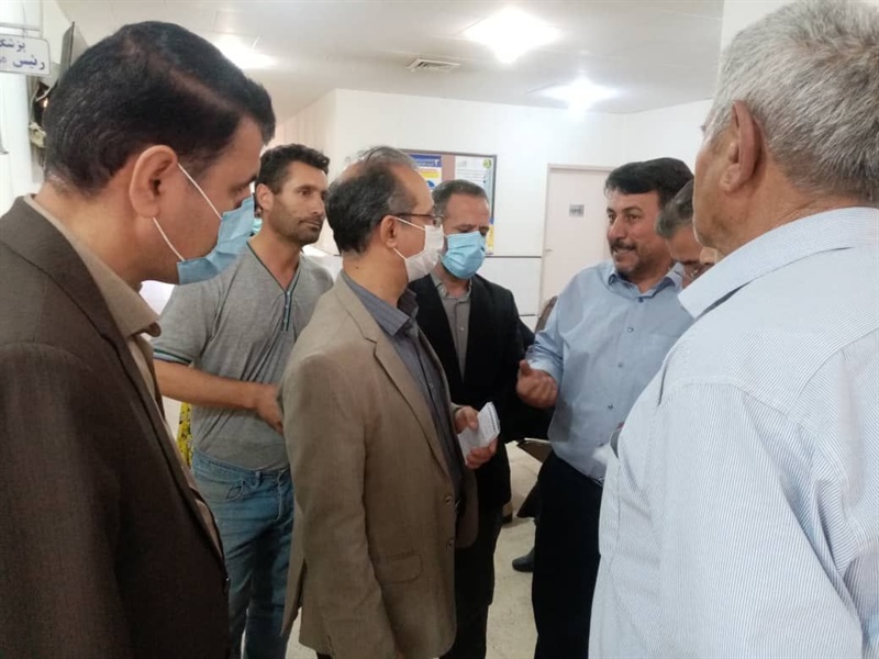 بازدید آقایان دکتر خاکی و مهندس تراب‌زاده از وزارت بهداشت و درمان و مهندس قاسملو معاون محترم فرمانداری از وضعیت بهداشت و درمان بخش