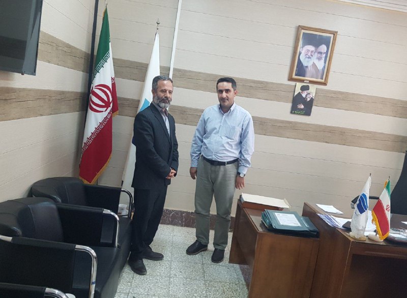 دیدار و جلسه با مهندس نصیری ریاست محترم امور منابع آب شهرستان و همکاران محترم