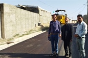 پروژه آسفالت ریزی روستای بلگه شیر