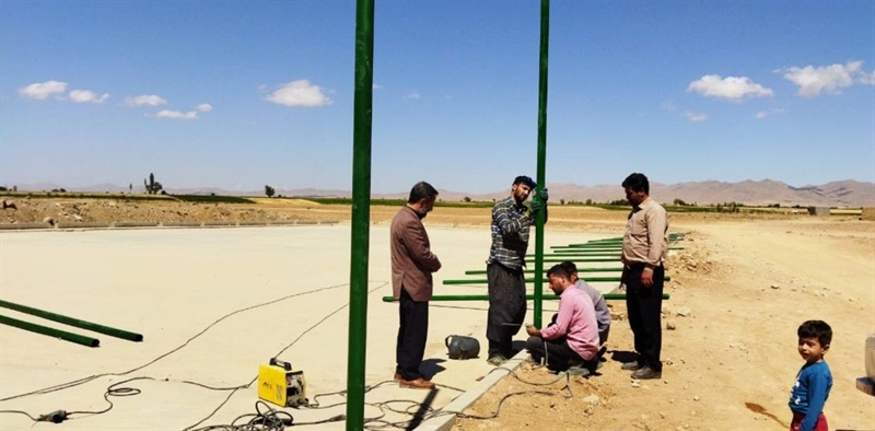 بازدید از پروژه های چمن مصنوعی مرکز بخش و روستای توپقره