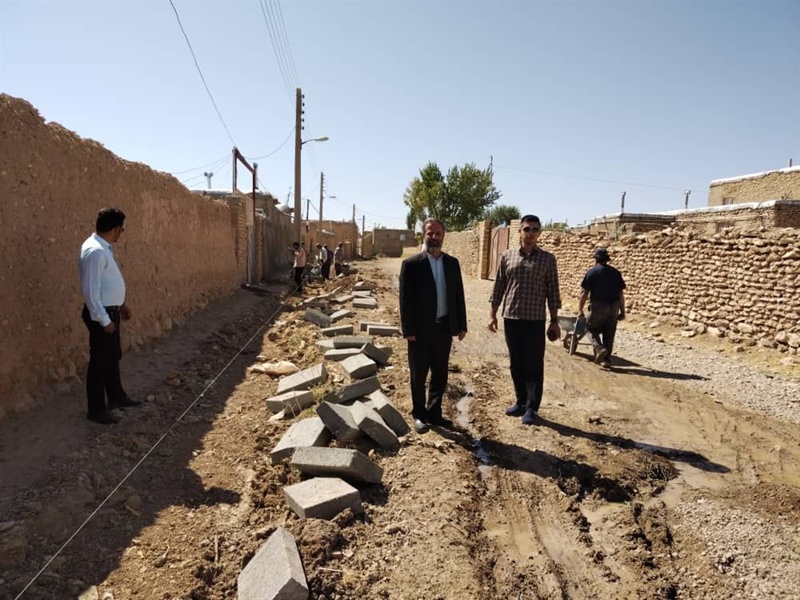 بهسازی و اصلاح معابر روستاهای بخش دوتپه