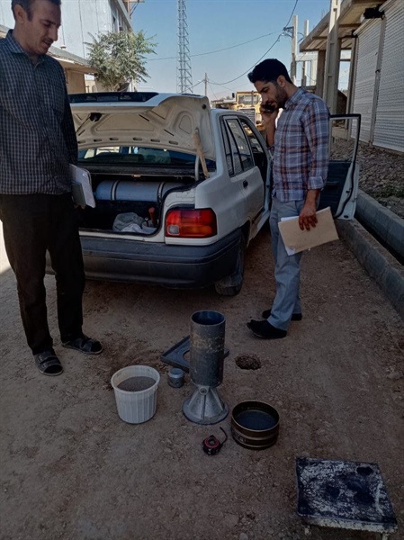 بررسی، نمونه برداری و انجام آزمایشهای مربوط به پروژه‌های عمرانی