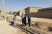 ادامه بهسازی معابر روستاهای بخش دوتپه