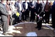 آیین کلنگ زنی پروژه عظیم مجتمع گلخانه‌ای ۳۷ هکتاری روستای شیخلو