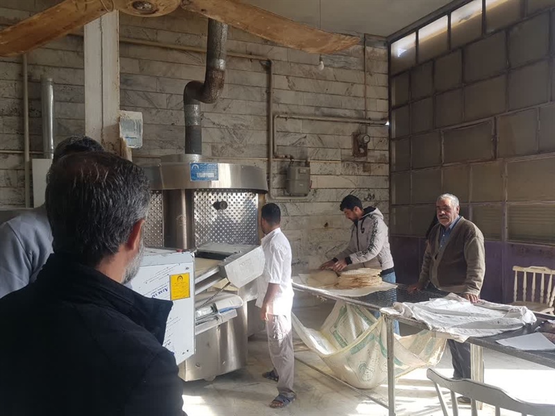 نظارت مستمر بر نحوه خدمات رسانی متصدیان محترم نانوایی