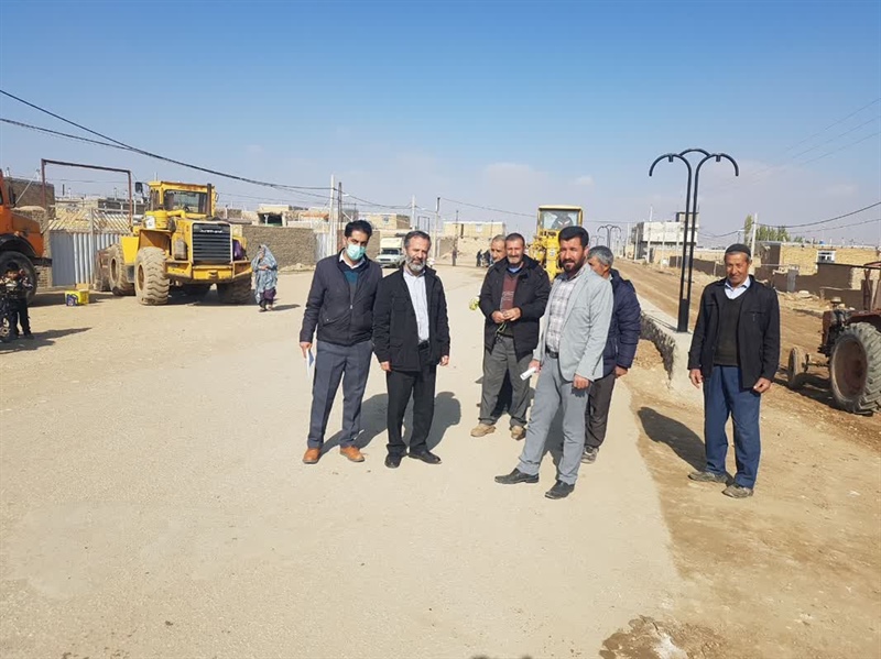 ساماندهی و مناسب سازی معابر روستای آقجه قیا