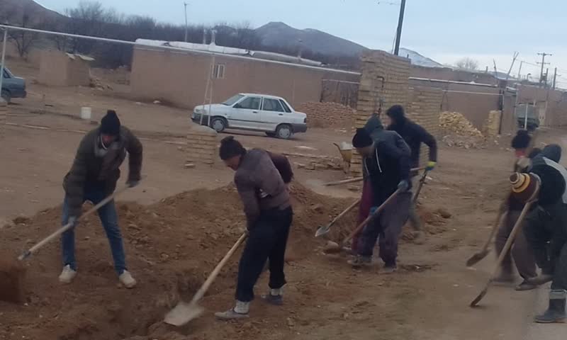 پروژه مشارکتی اصلاح شبکه آب شرب روستای رحمت آباد