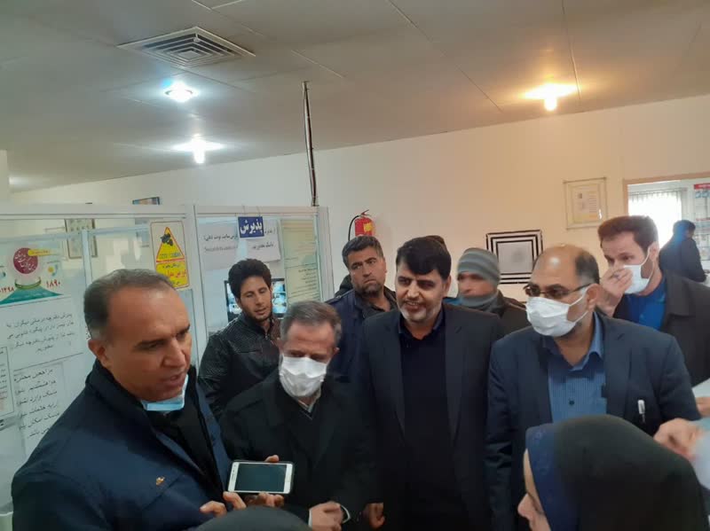 حضور جناب آقای دکتر آقابابایی بازرس محترم ویژه وزارت بهداشت و درمان و هیات محترم همراه