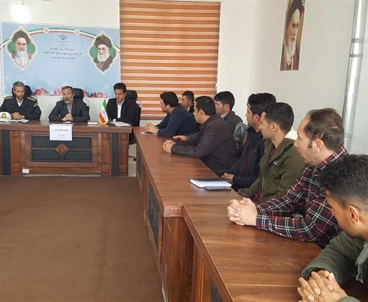 جلسه آموزشی کارگاهی امور ترافیکی معابر اصلی و فرعی روستایی