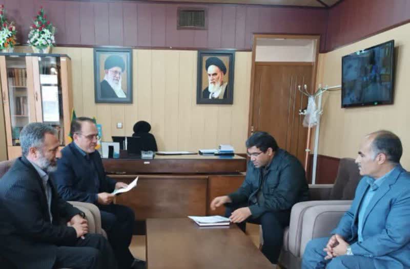 دیدار و گفتگو با فرماندار توانمند شهرستان و معاونین محترم
