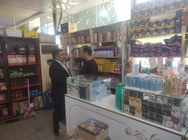 بازدید بیات بخشدار زنجانرود از مجتمع خدماتی شهر سفید