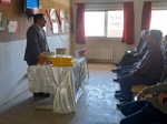 بزرگداشت هفته دفاع مقدس با حضور بخشدار زنجانرود آقای بیات در آموزشگاه شهید تندگویان