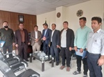 تجلیل از آتش نشانان شهر نیک پی توسط بیات بخشدار زنجانرود و با حضور جمعی از مسئولین ادارات شهر نیک پی