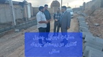 بازدید از پروژه عمرانی روستای چروک سفلی توسط بیات بخشدار زنجانرود