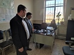 بازدید بیات بخشدار زنجانرود از درمانگاه شهر نیک پی