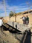 بازدید بیات بخشدار زنجانرود از پروژه روستای ساری کند علیا