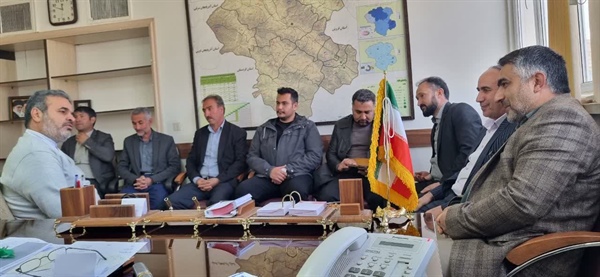 دیدار صمیمی بیات بخشدار زنجانرود با مدیر کل محترم امور روستایی و شوراها استانداری زنجان