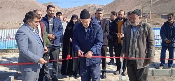 افتتاح پروژه عمران روستایی بخش زنجانرود به مرکزیت روستای مهر آباد
