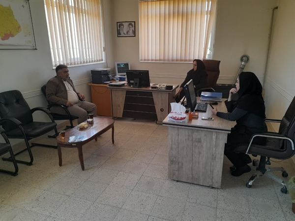 بازدید بیات بخشدار زنجانرود از مرکز جهاد اند آباد