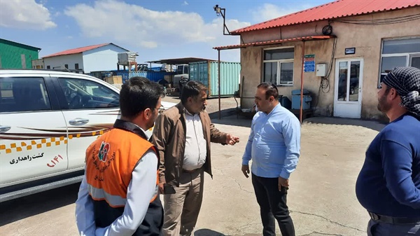 بازدید بیات بخشدار زنجانرود از شرکت پیشرو آسیا