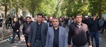 شرکت در مراسم تشییع ریاست محترم جمهوری با حضور بیات بخشدار زنجانرود