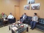 دیدار بیات بخشدار زنجانرود با مدیر کل محترم هلال احمر استان