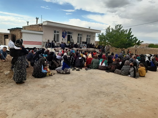 برگزاری جشن دهه کرامت با حضور بیات بخشدار در روستای قره اوغلانلو